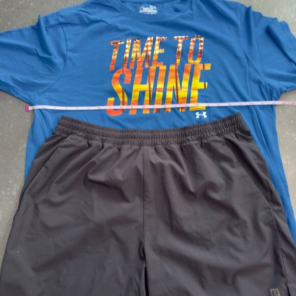 Under Armour “Time to Shine” Tee + Layer 8 Quick-Dry Shorts – Size XL - Picture 9 of 12